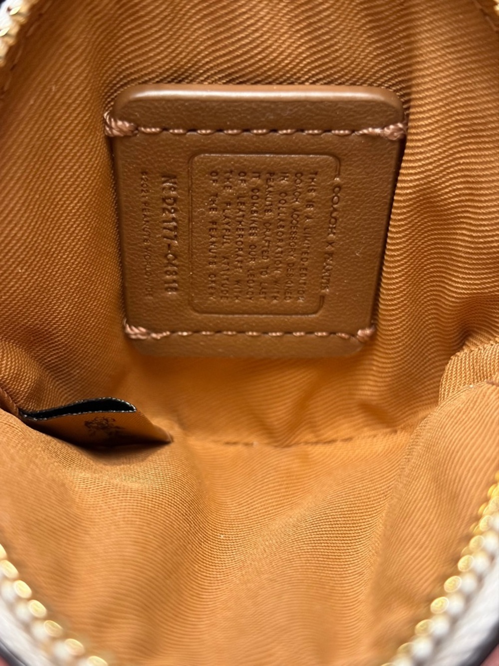 Coach x Peanuts Woodstock LE Circular Pouch Bag Charm C4318 NWT - Picture 6 of 12